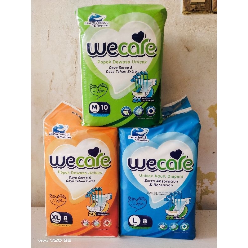 PAMPERS DEWASA WECARE TIPE PEREKAT M / L/ XL