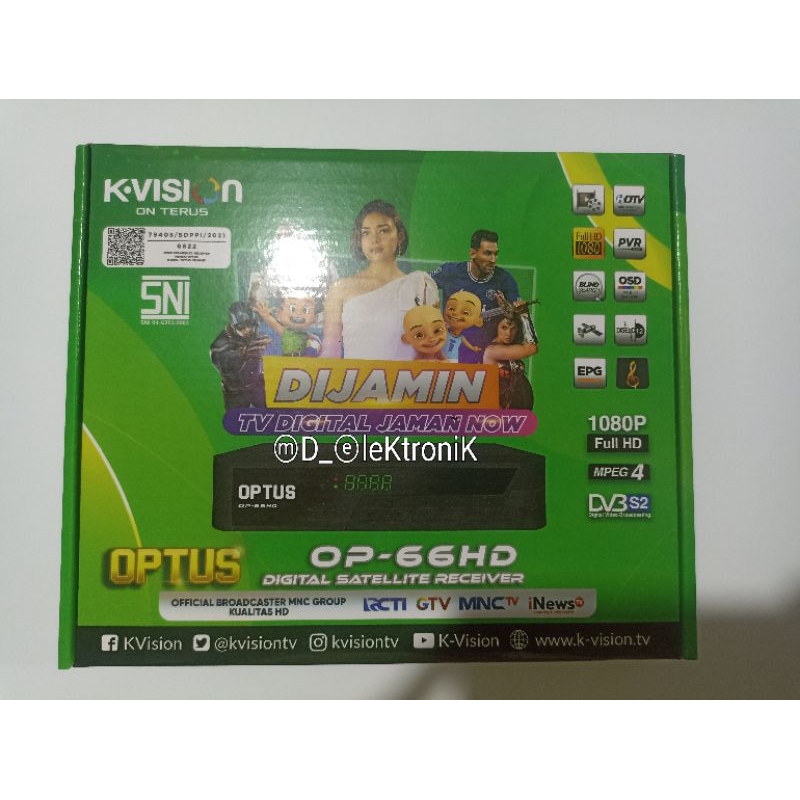 Receiver Optus OP-66HD