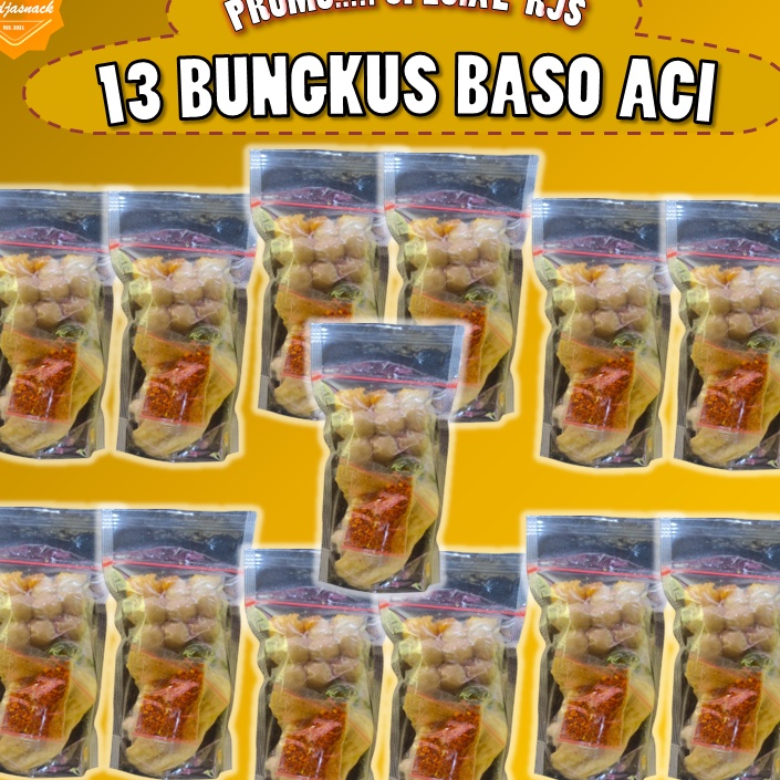 

Penjualan TerbaikCOD BASO ACI 13 BUNGKUS PAKET HEMAT BASO ACI INSTAN BAKSO ACI KHAS RADJASNACK MAKANAN INSTAN