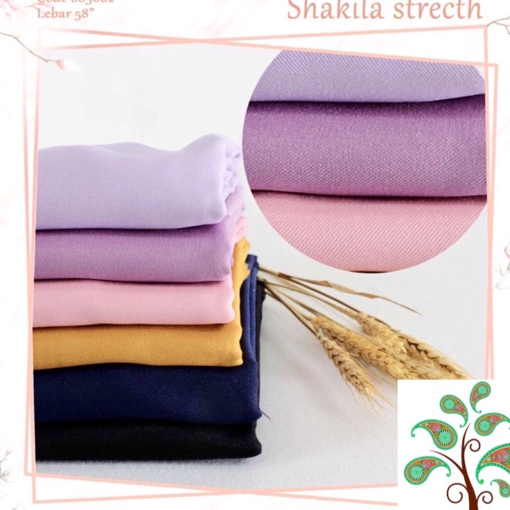 STOK SIAP COD Multi Kain Shakila Shakila sakila sakilla premium lebar 15 meter