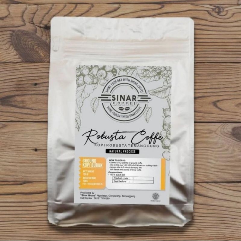 

Kopi Bubuk/Roasted Beans 500gram Robusta Natural Temanggung