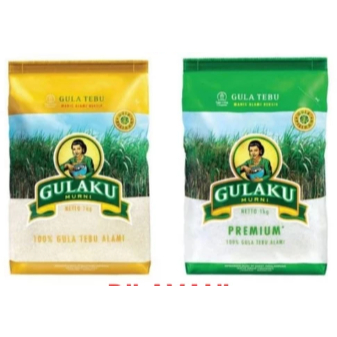 

Gulaku Gula Tebu Premium Sugar 1 Kg / Gulaku Gula Kuning Hijau 1kg