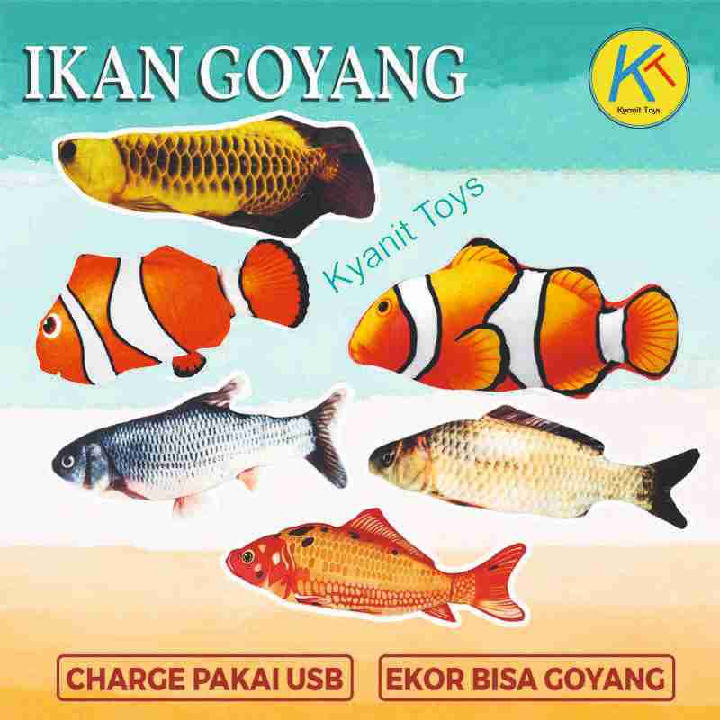 Mainan Boneka Ikan Bergerak