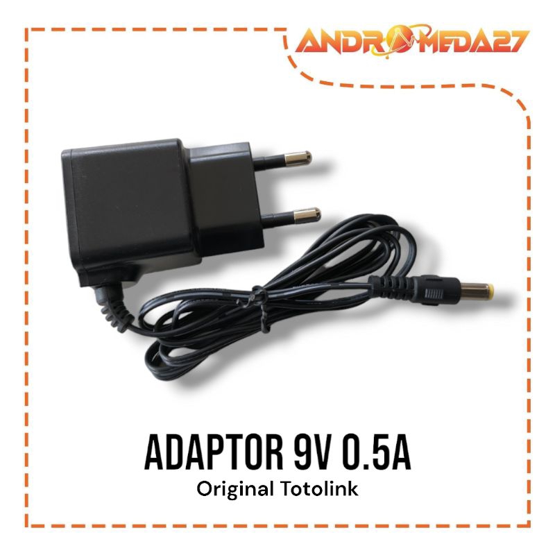 Adaptor 9v 0.5a Totolink adaptor 9 volt 0.5 Ampere