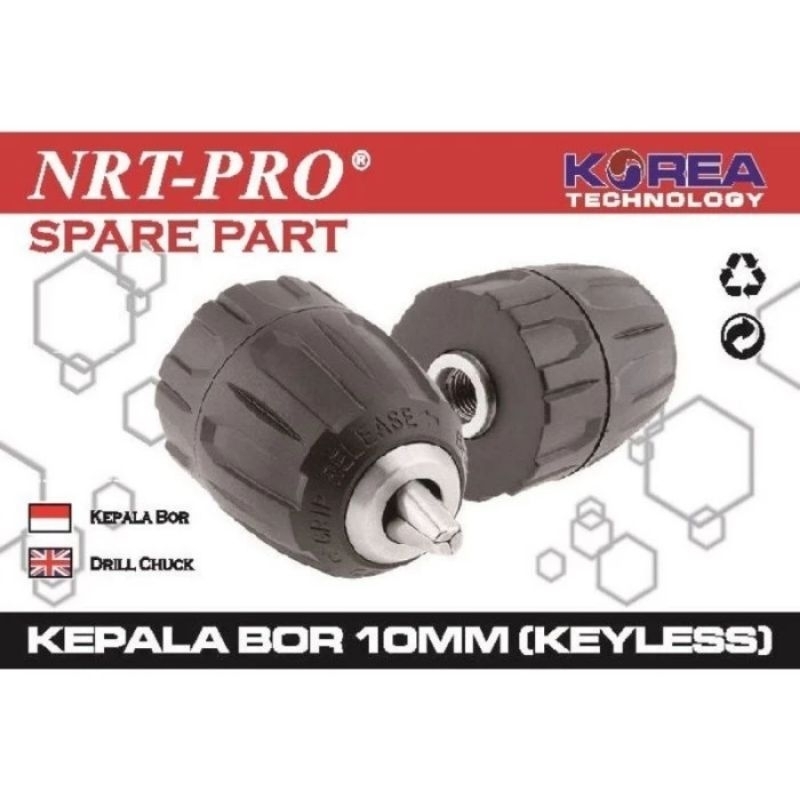 kepala bor baterai 10mm-3/8" NRT PRO