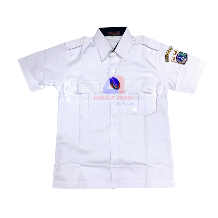 Kemeja Putih PDH PNS DKIJakarta Seragam Putih PNS PDH DKI Jakarta Baju Putih PDH PNS Pria