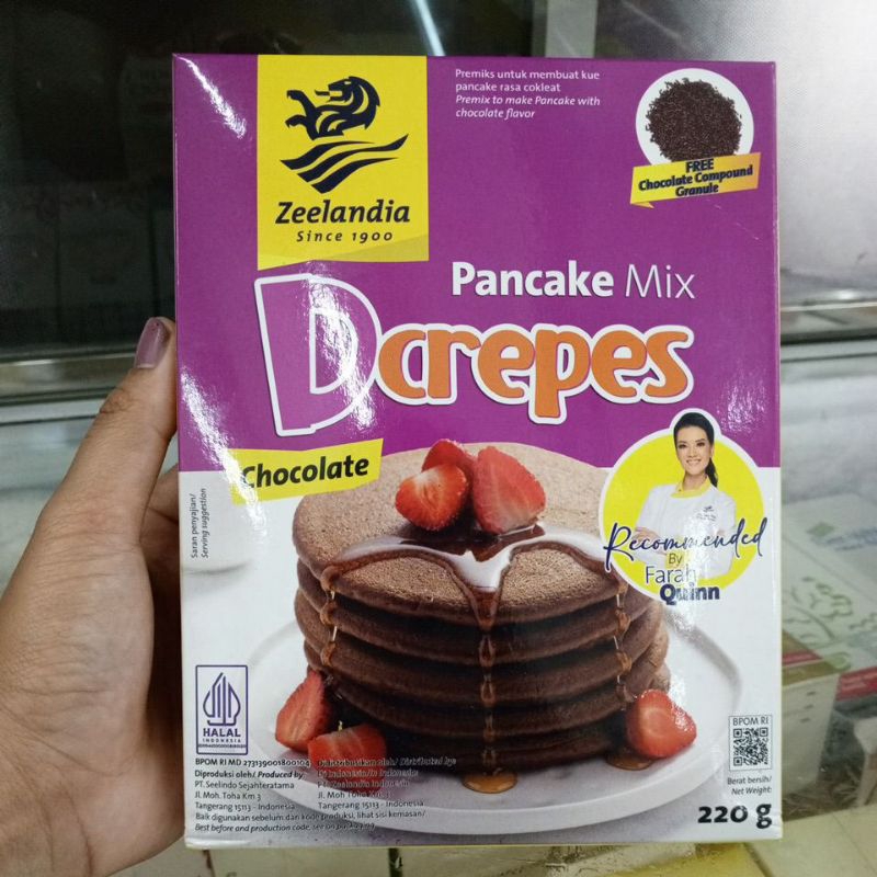 

Zeelandia pancake mix dcrepes 220gr