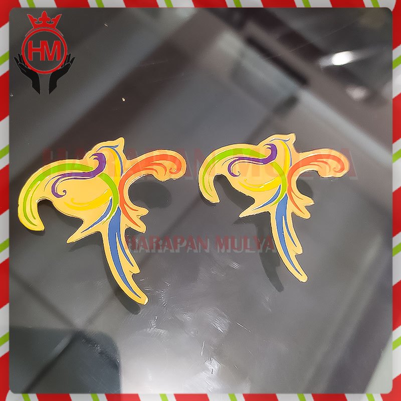 Lencana Pin Logo Wonderful Indonesia Gold - Pin Wonderful Logam Kuningan  - HM