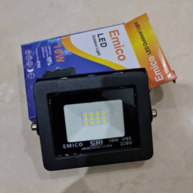 Lampu Sorot 10W Emico / Lampu Tembak LED 10 Watt emico putih / kuning