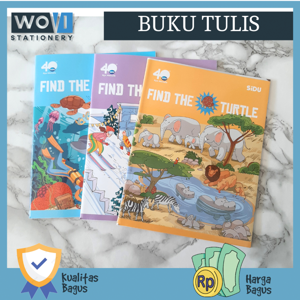 

[PAK] Buku Tulis Sinar Dunia 38 Lembar 10pcs / Buku Tulis Sidu 38 Lembar