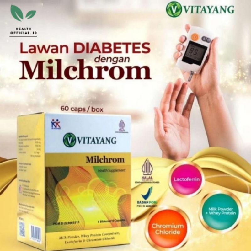 Vitayang Milchrom Suplemen Diabetes Original KK Indonesia
