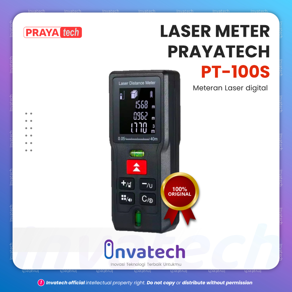 Prayatech PT-100S Laser Distance Meter