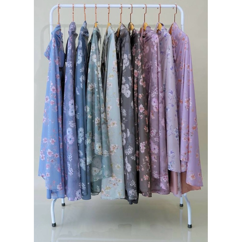 Mukena Travel Motif/Premium Korean Parasut