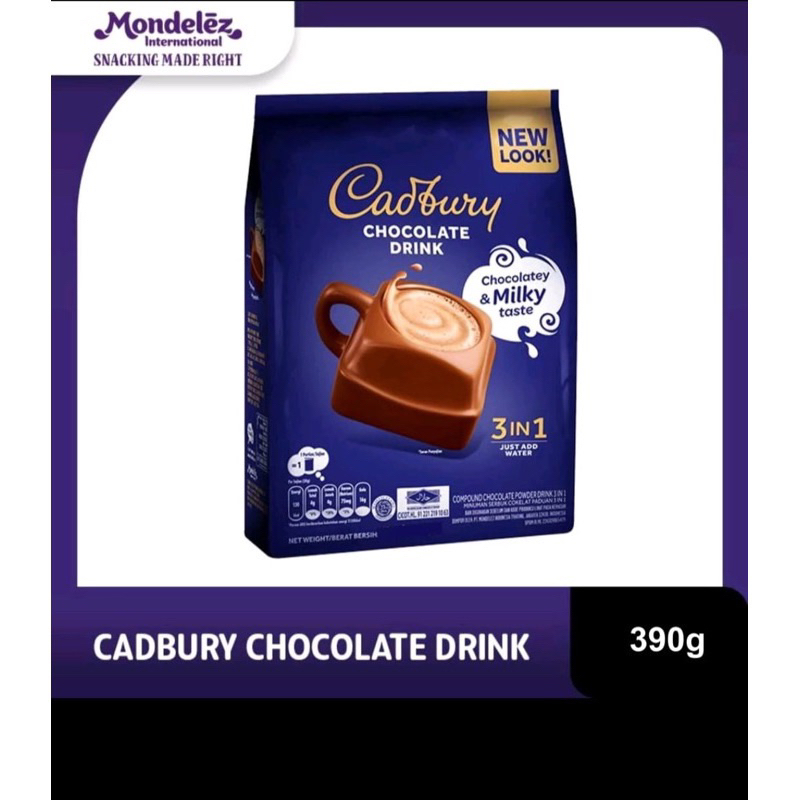 

Cadbury Hot Chocolate Drink 3 in 1 (13 saset)