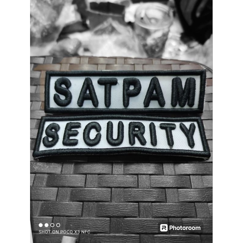 Bordir satpam security TIMBUL