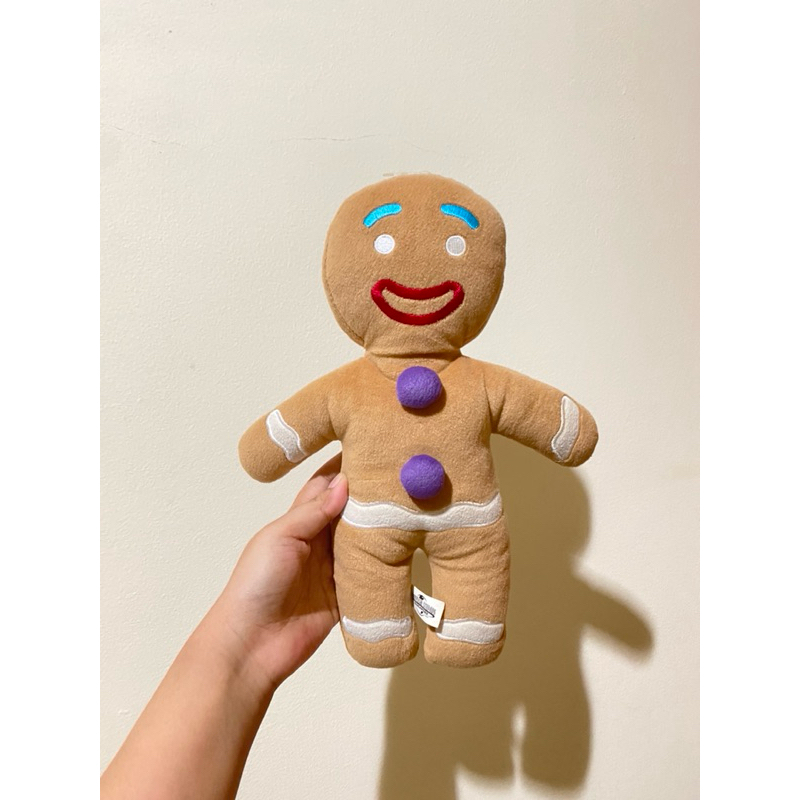 Boneka Gingerbread Man Karakter Shrek size 32cm Original / Boneka Kue Jahe / Boneka Shrek / Boneka K
