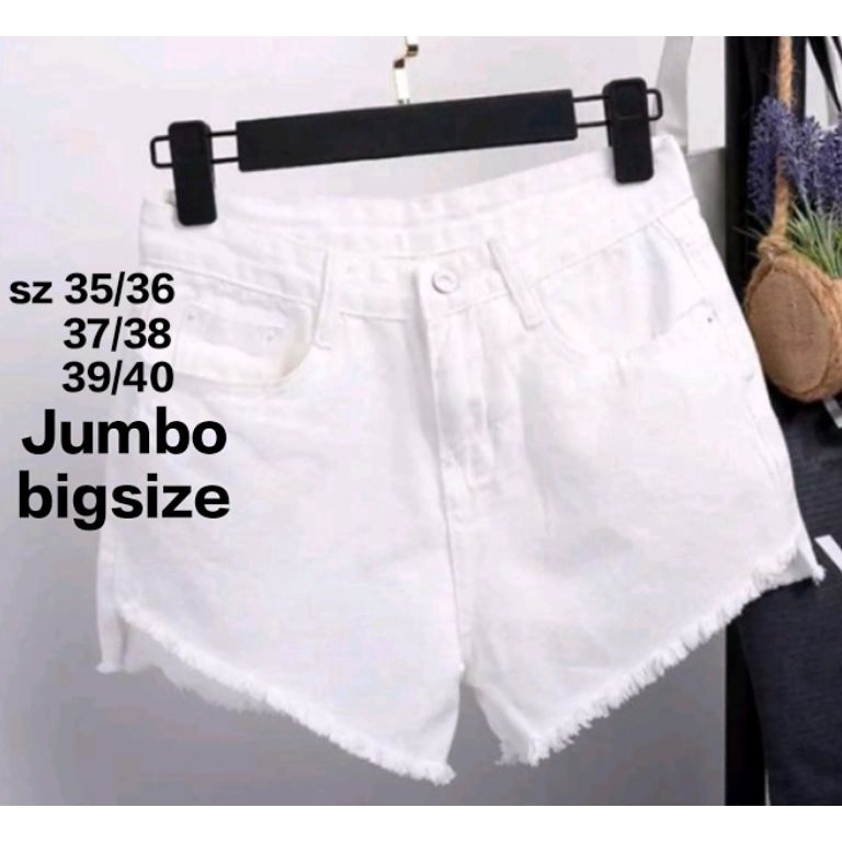 ART Q88J Size 354 Hotpants Jumbo Bigsize Celana Jeans Pendek Wanita sexy