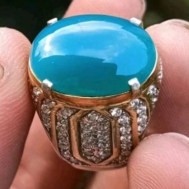 Cincin Batu Bacan Doko Lawas Natural Super Quality