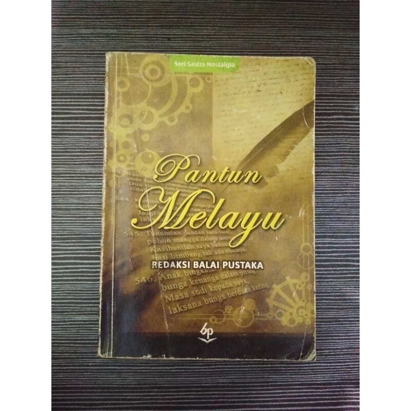 Buku Sastra Pantun Melayu