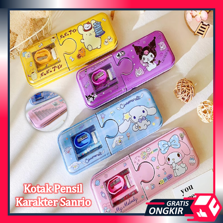 

Gratis Ongkir - S6003 Kotak Pensil Sanrio Bening 2 Tingkat / Kotak Pensil Sanrio / Kotak Pensil Magnet / Kotak Pensil Anak