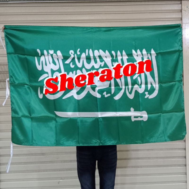 

bendera negara ARAB SAUDI UK. 90cm x 135cm