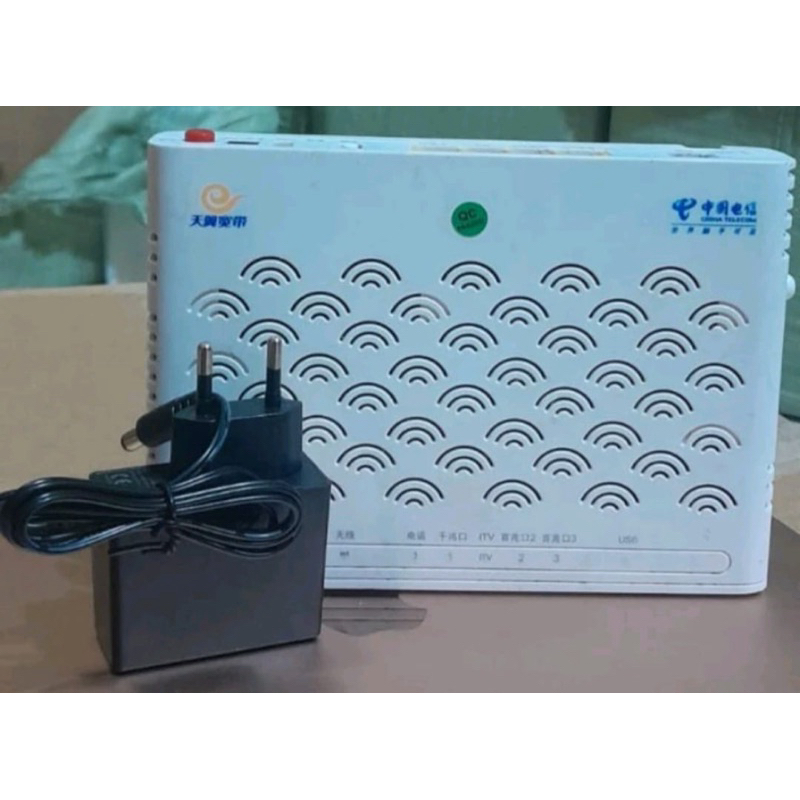 ZTE F460 V9 EPON FW BIRU ONU ONT SUPPORT BRIDGE PLUS ADAPTOR ORI