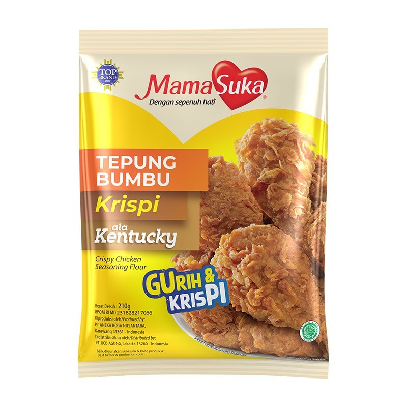 

MamaSuka - Tepung Bumbu Krispi ala Kentucky 210 gr