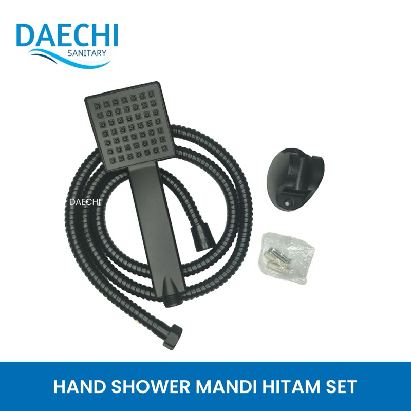 Shower Kamar Mandi Hitam / Hand Shower Mandi Kotak Minimalis