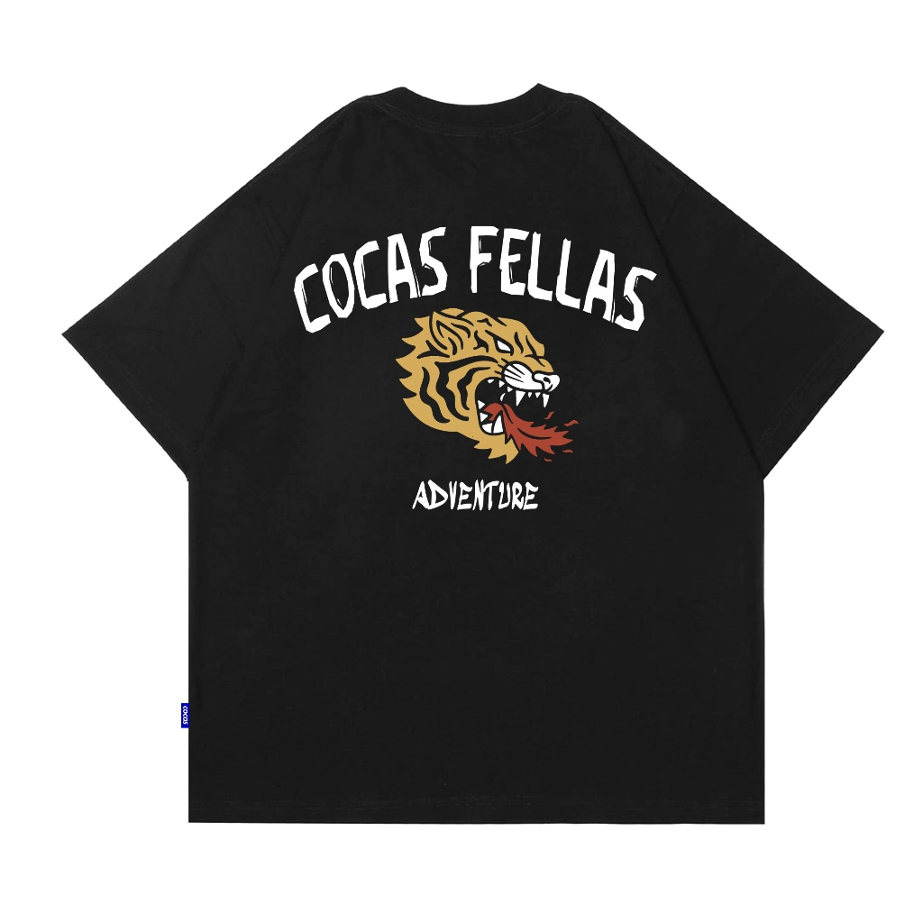 Cocas Kaos Original Fire Tiger Reguler Cotton 24s