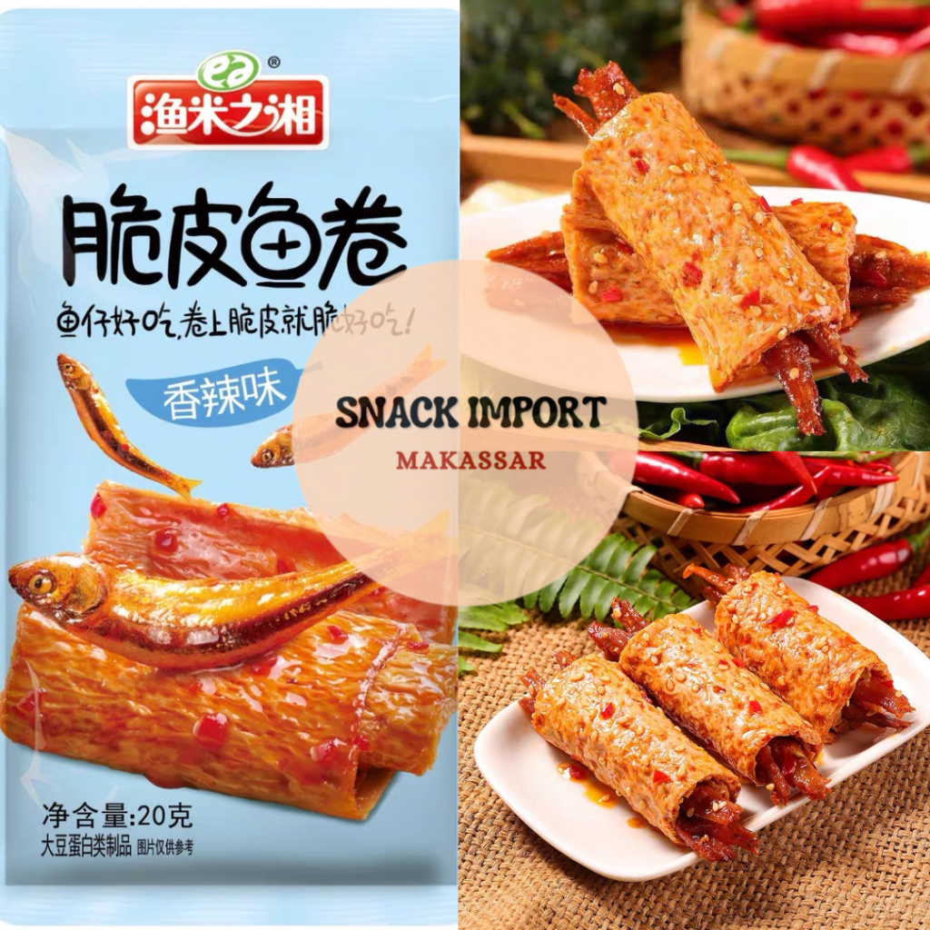 

Snack Halal Cemilan Siap Saji Kembang tahu Roll 20 gr Harga per 1 BKS