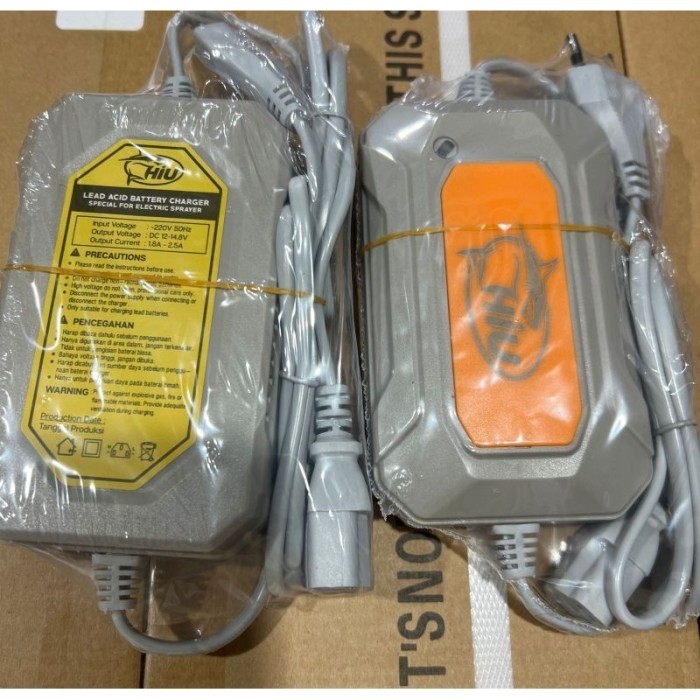 Charger Sprayer Hiu Tangki Elektrik 2.5A - Power Charger Sprayer Merk HIU 2.3A