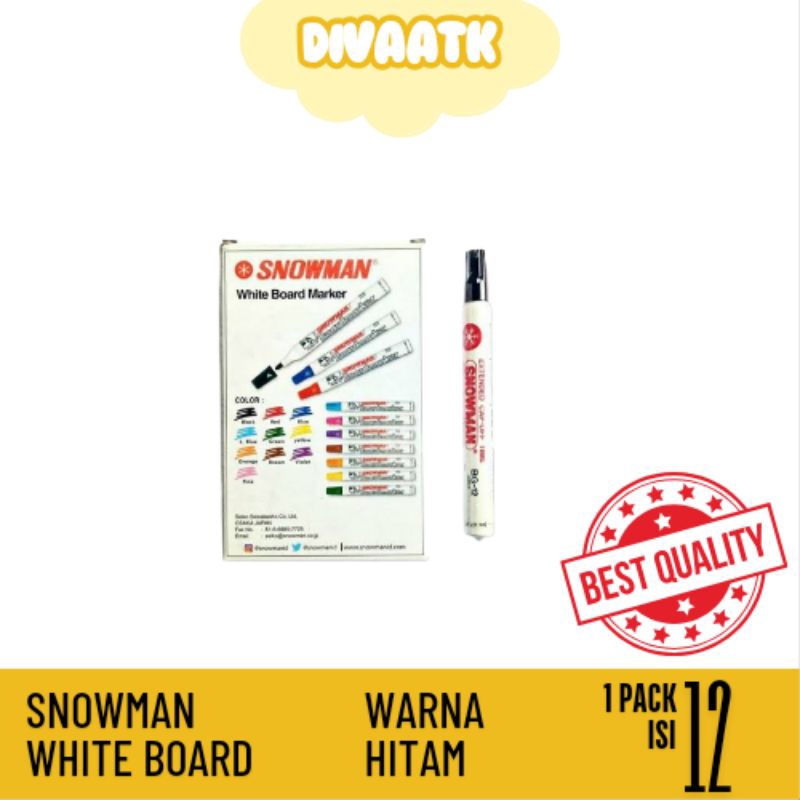 

SNOWMAN WHITEBOARD MARKER