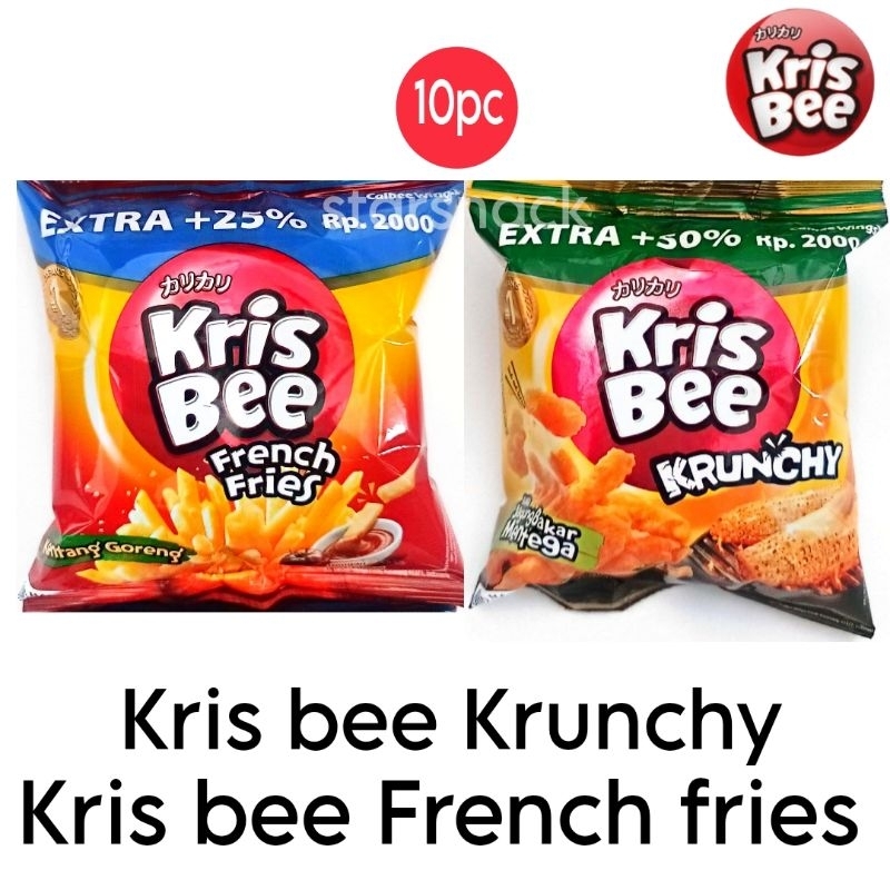

Kris Bee Krunchy French Fries isi 10pc renceng