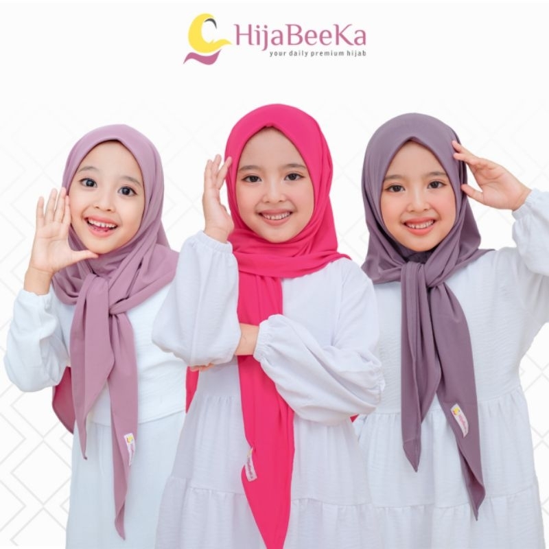 Balqis Hijab Pashmina Instan Anak Jersey Premium Jilbab Segitiga Anak Instan Kerudung Anak TK SD