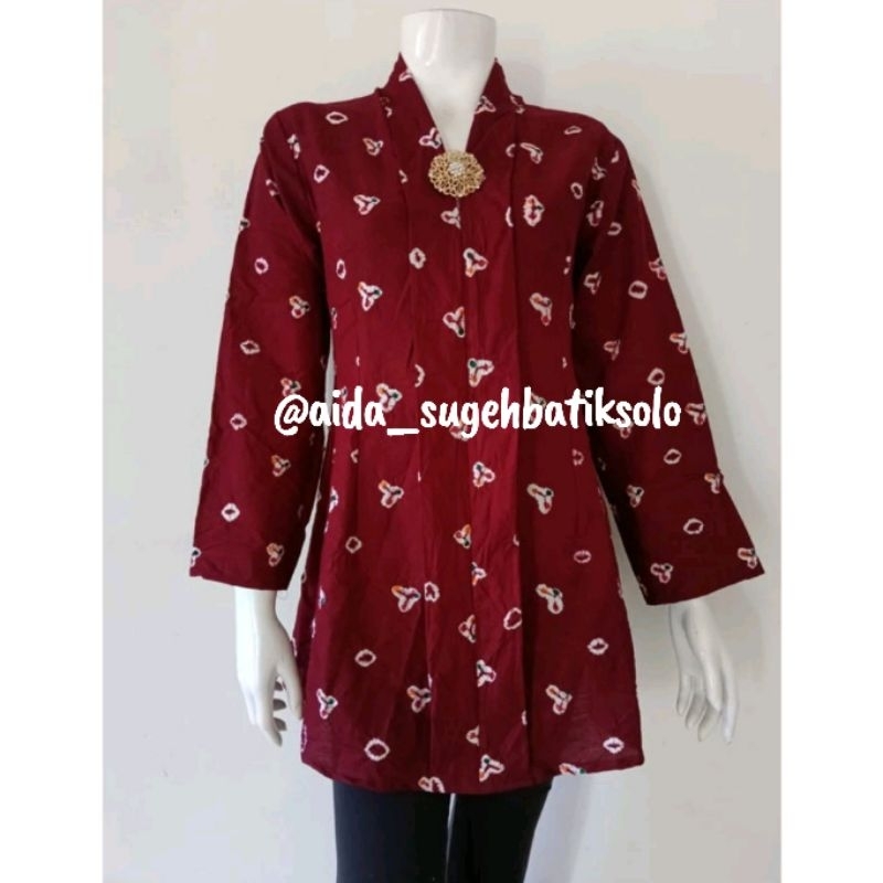 Kebaya Encim Kutubaru Jumputan Ori Premium Kebaya Kondangan Kebaya Wisuda Hijab Batik Modern