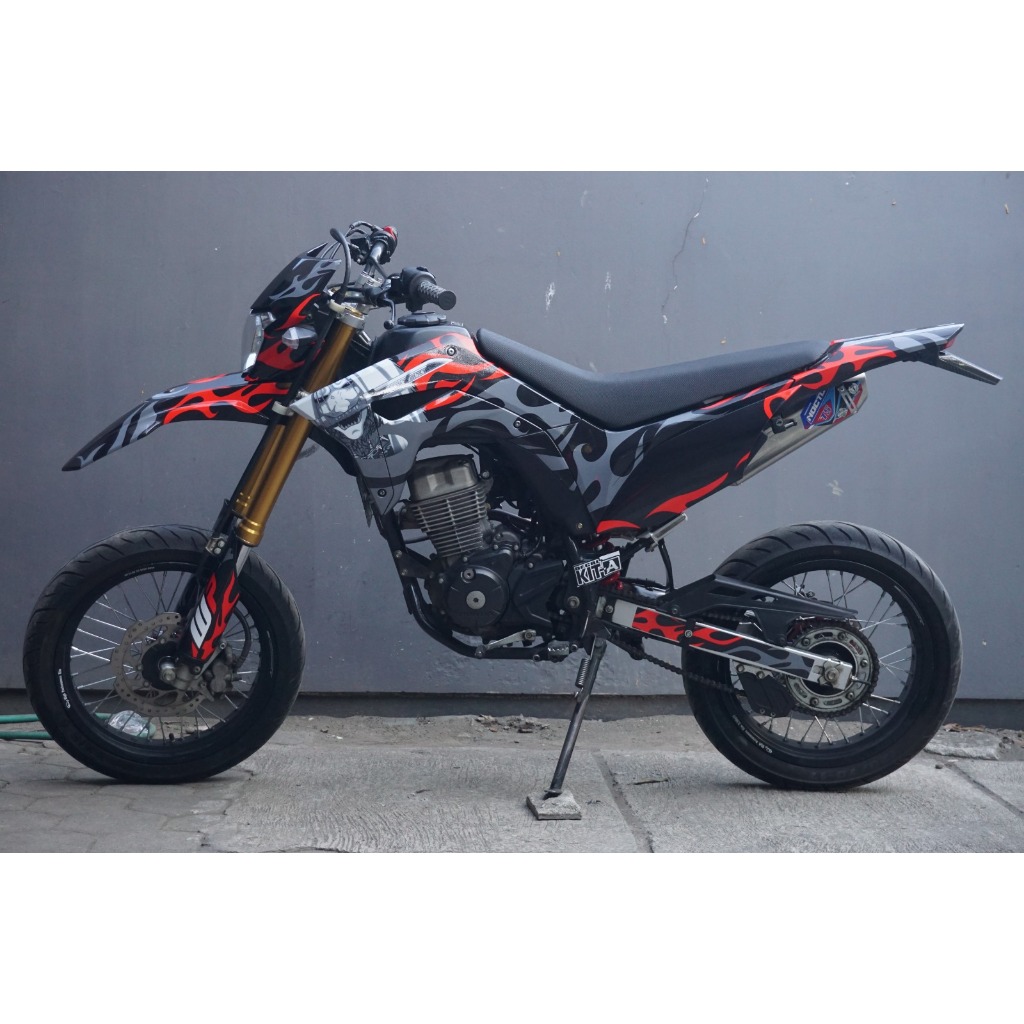 DECAL SUPERMOTO ANIME API API - STIKER FULLBODY CRF NEW 2024