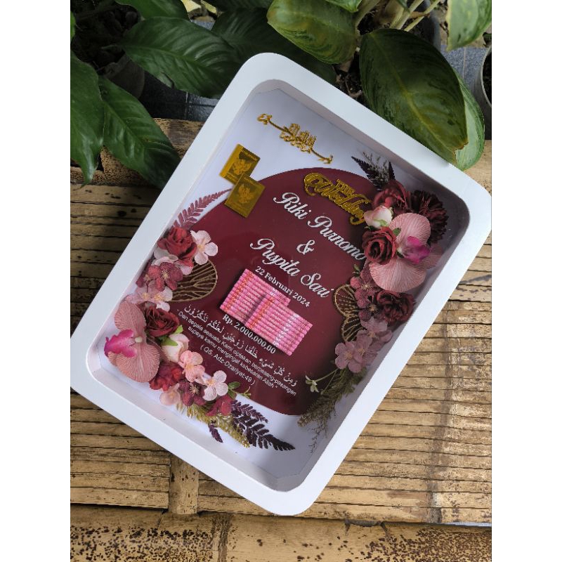 Mahar Bingkai 3D Custom