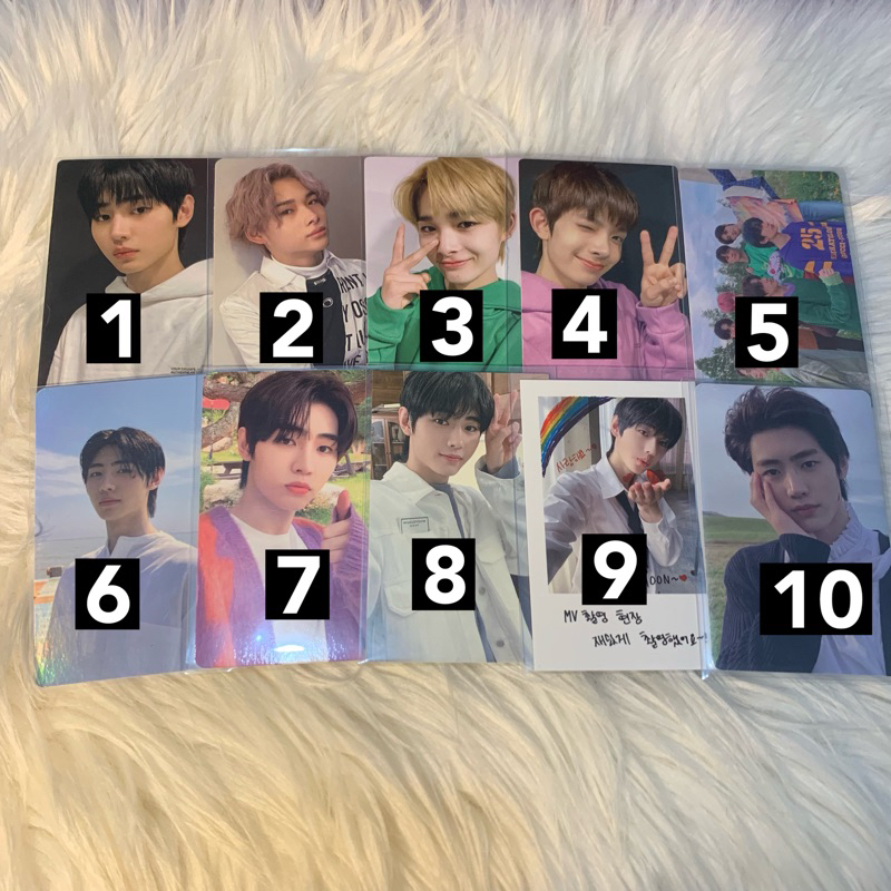 enhypen sunghoon ni-ki group photocard ums da ody holo jumatan sg22