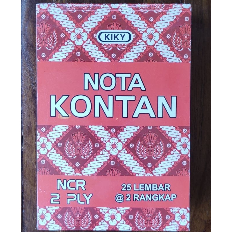 

Nota Kontan isi 25 lembar 2 rangkap