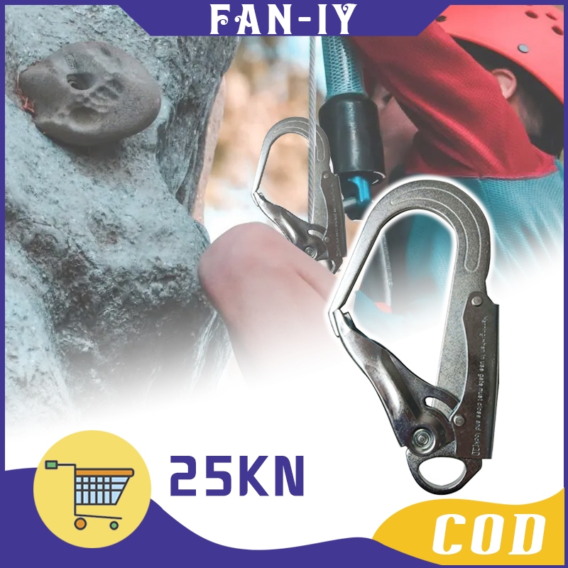 Carabiner Hook 25KN Gantungan Carabiner Besar Multifungsi