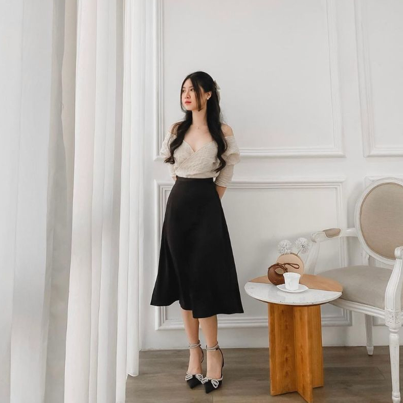 SAVIO Victory Skirt - Rok Midi Wanita