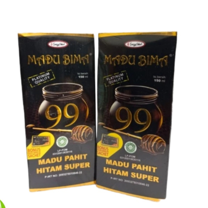 

Madu Bima 99 Madu Pahit Hitam Super 150 Ml