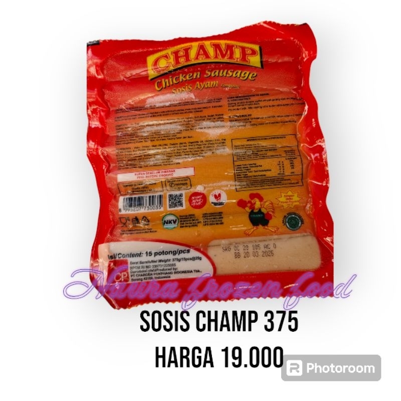 

sosis ayam champ 375g