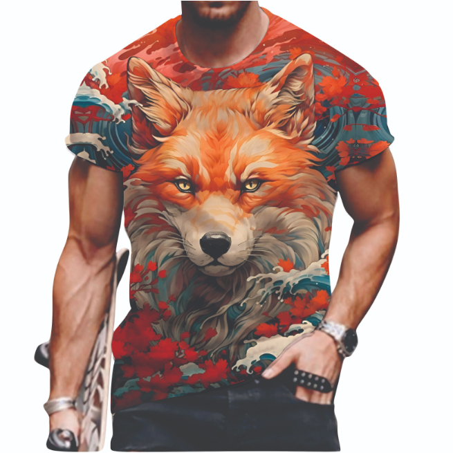 KAOS TAG THAILAND FOX MIX (AOP) ALL OF PRINTING | ANIME KOMIK COMIC FULLPRINT FULL PRINT T-SHIRT