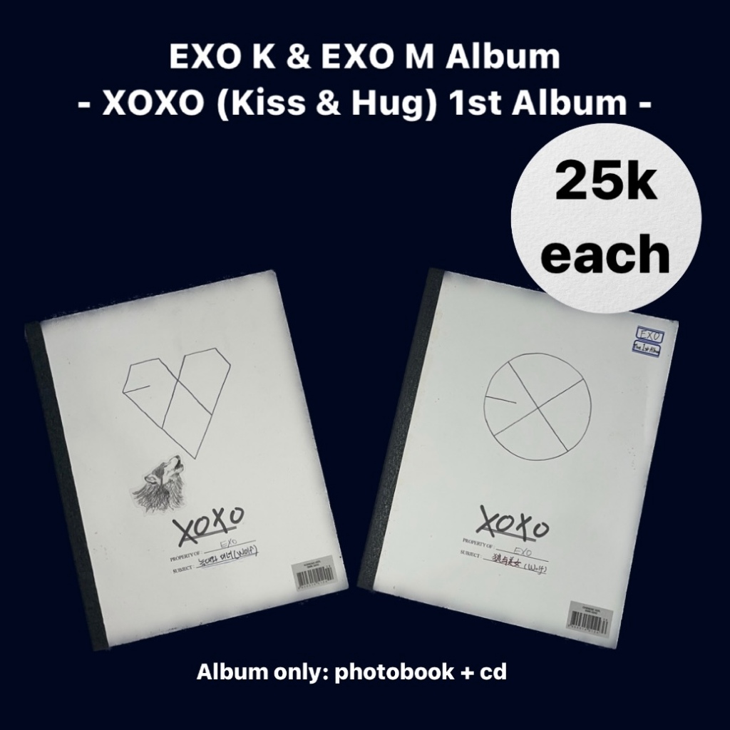 (Album Only) EXO - XOXO (KISS & HUG) 1ST ALBUM