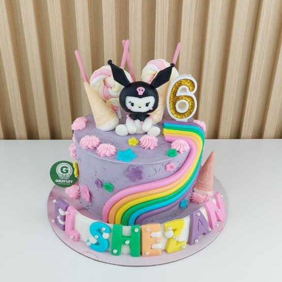 

KUROMI UK 15CM/CAKE ULANG TAHUN
