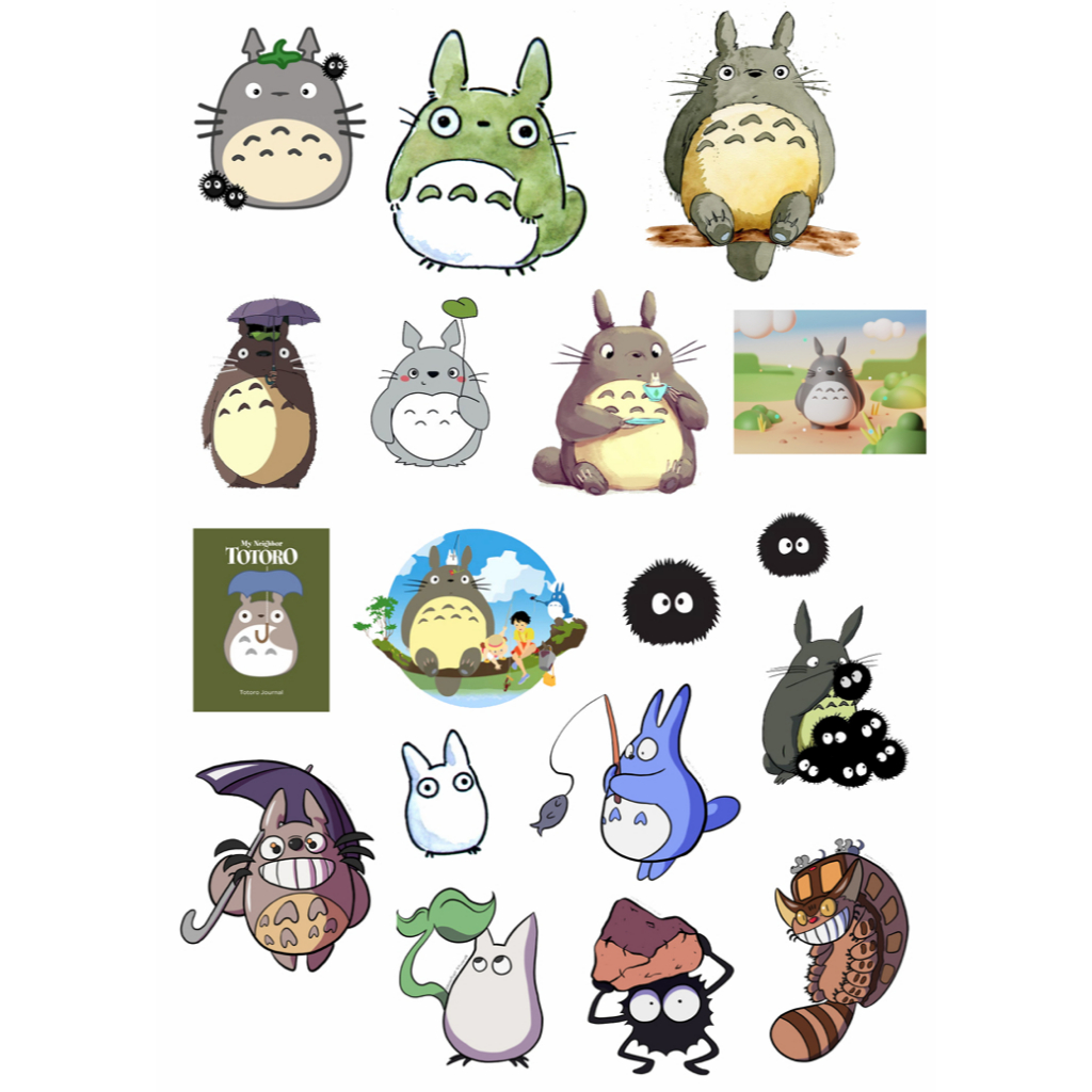 

Stiker Totoro / Stiker Scrapbook / Stiker Journaling / Stiker Buku / Stiker Lucu