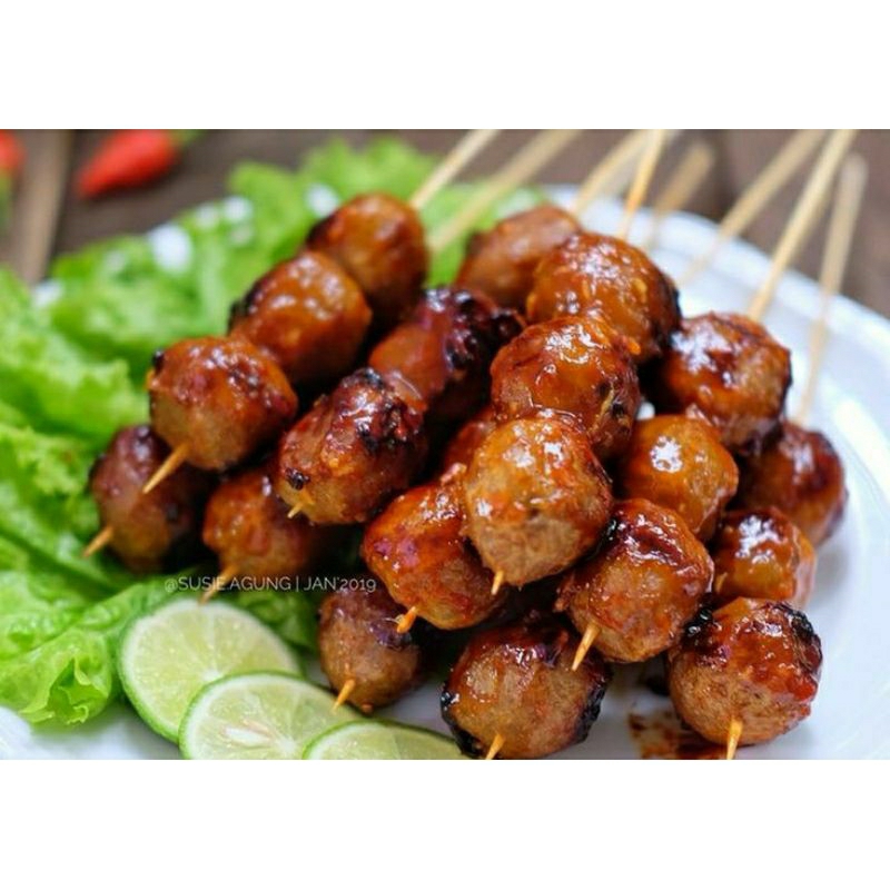 

Bakso Bakar by S'Bakaran 100% terbuat dari Daging Ayam Berkualitas (Homemade), 3bakso/tusuk