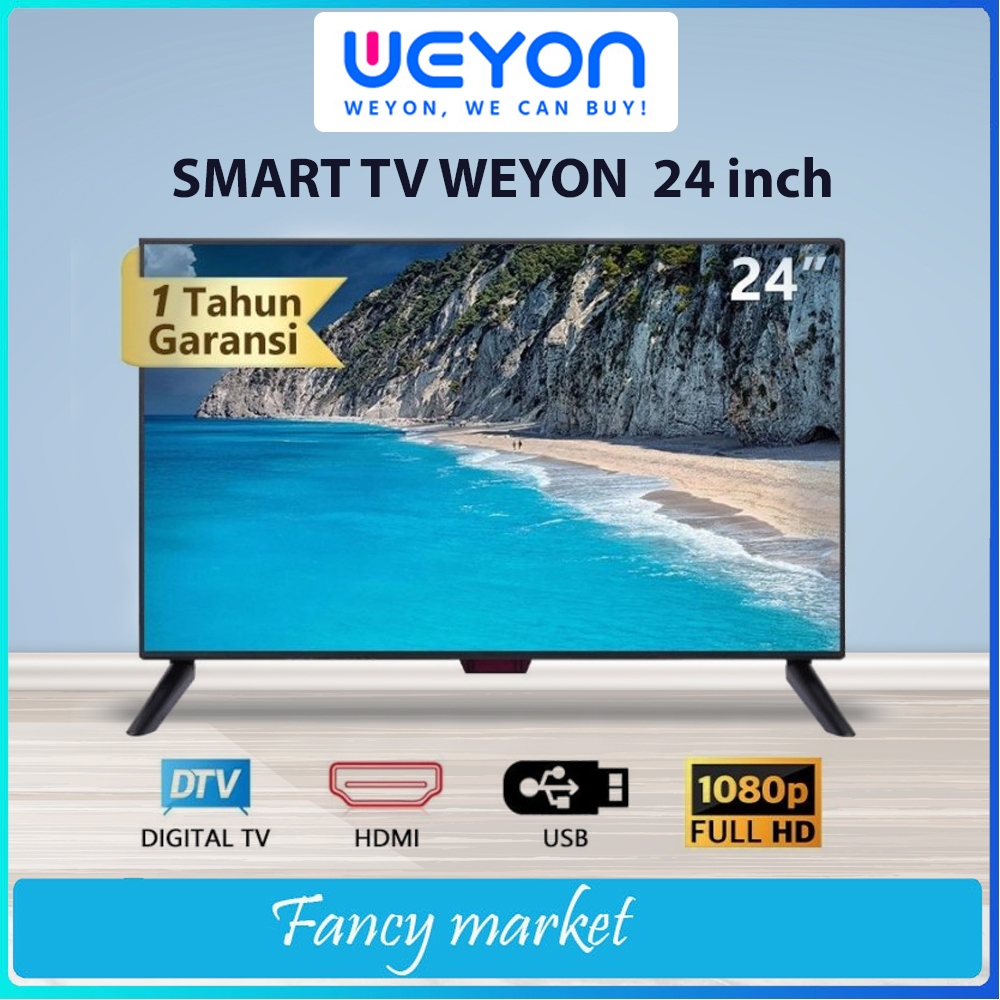 BIG PROMOO - LED TV WEYON 24 inch Gambar HD DIGITAL TV - WEYON 24 INCH