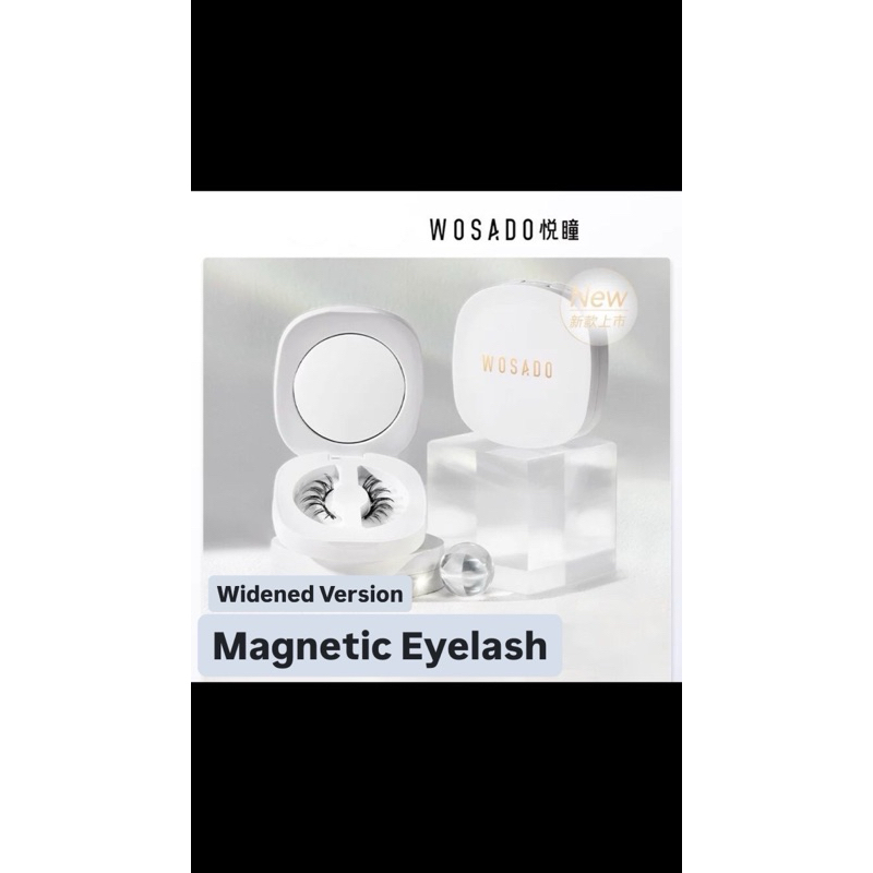 【NEW WIDENED VERSION】Wosado Magnetic Eyelash Bulu Mata Magnet